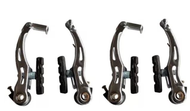 (4343) P FRENO V-BRAKE ACERO CROMADO P - REPUESTOS PARA CICLISMO - FRENOS Y REPUESTOS