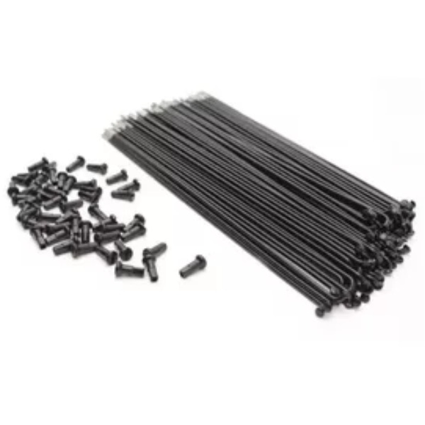 (5294) RAYOS NEGROS PLP 285MM - REPUESTOS PARA CICLISMO - RAYOS